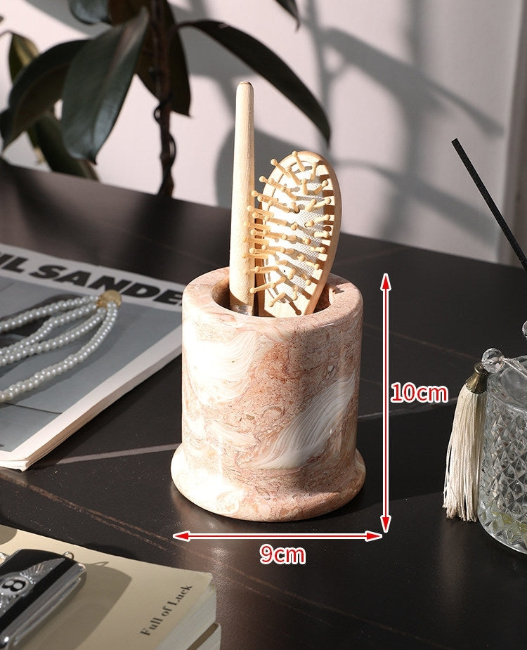 Turkish Shell Pink Marble Luxury Home Decor Collection