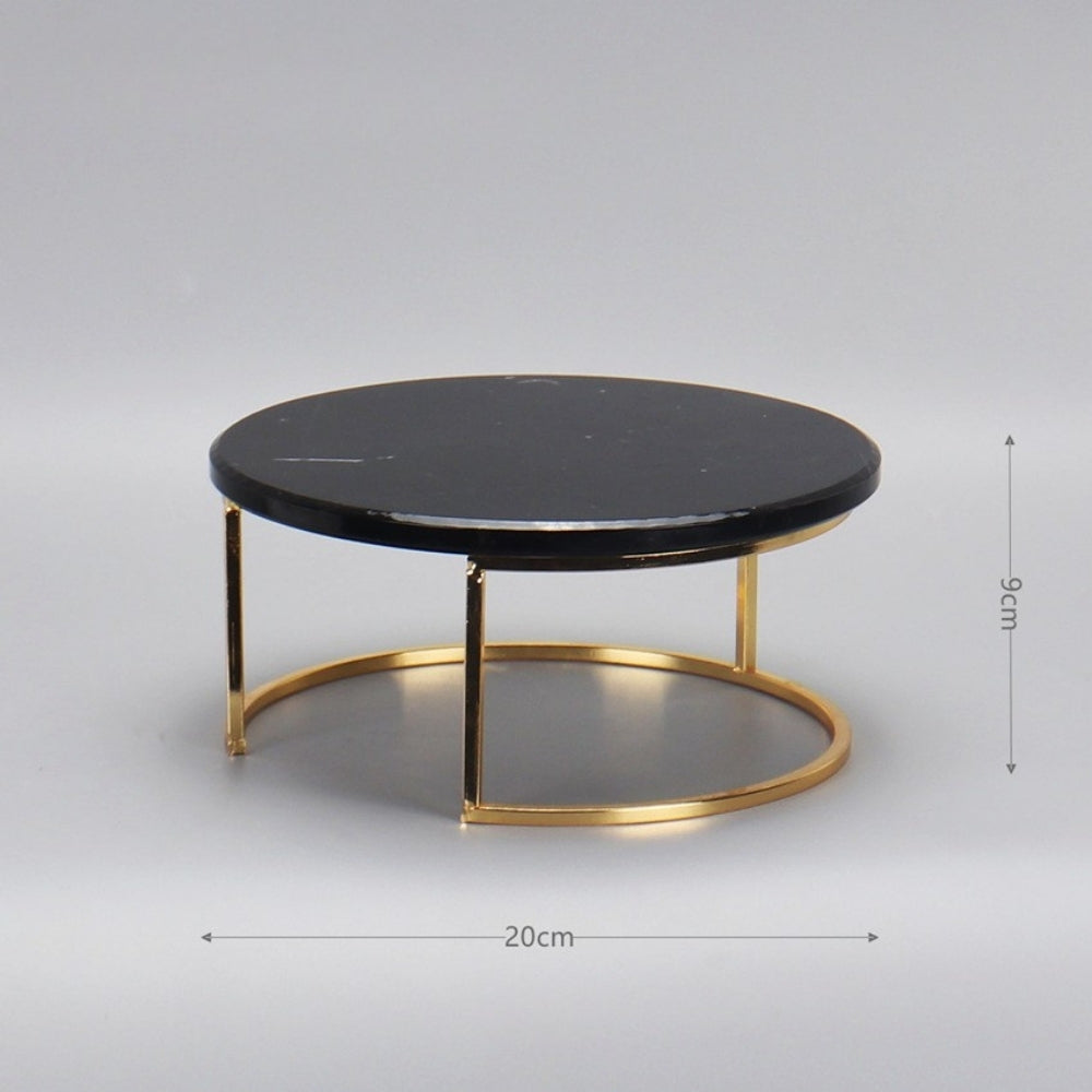 Nordic Style Marble Cake Stand Tray