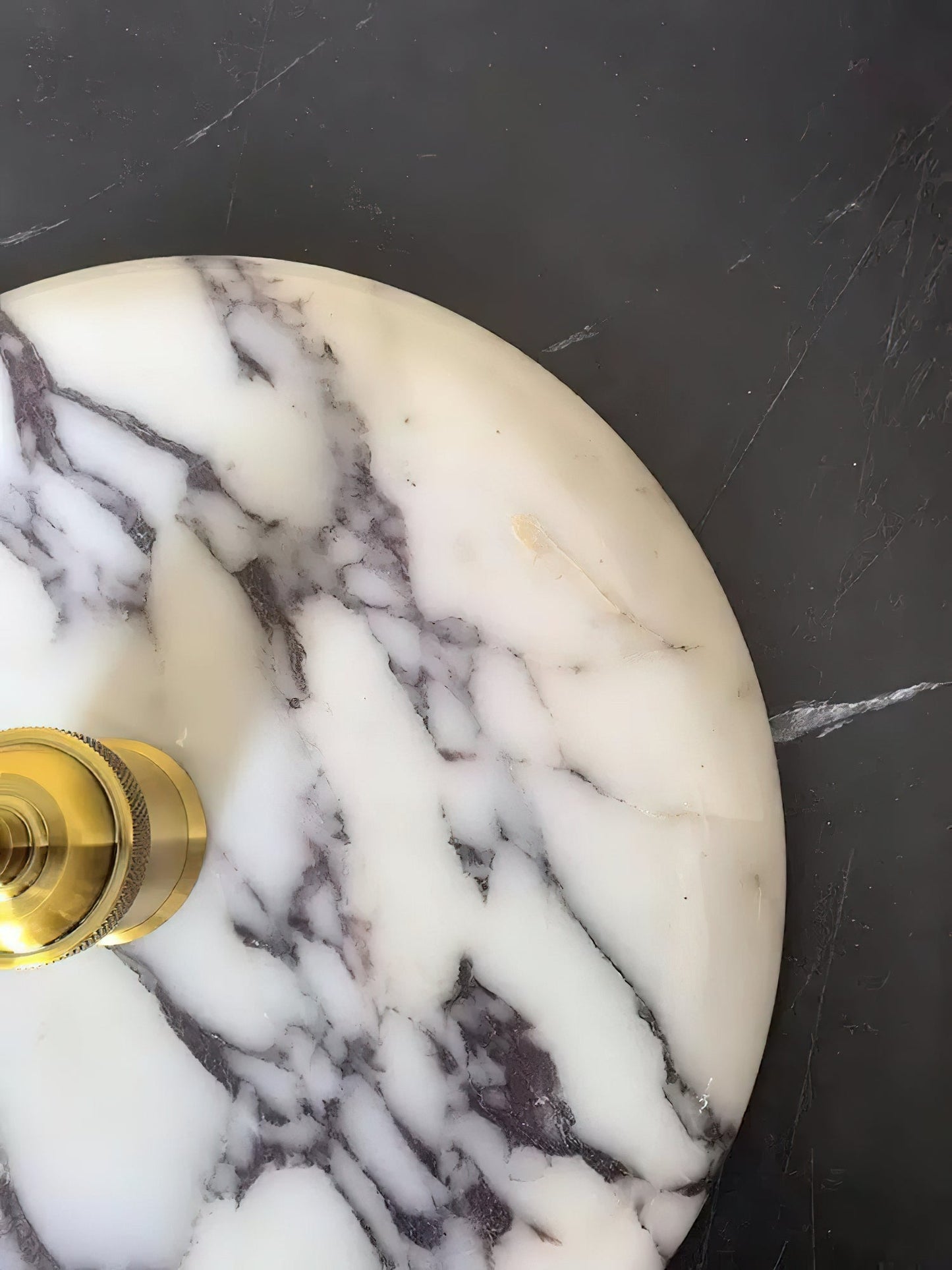 Marble Pendant Lamp – Modern Hanging Light for Dining Room or Living Room