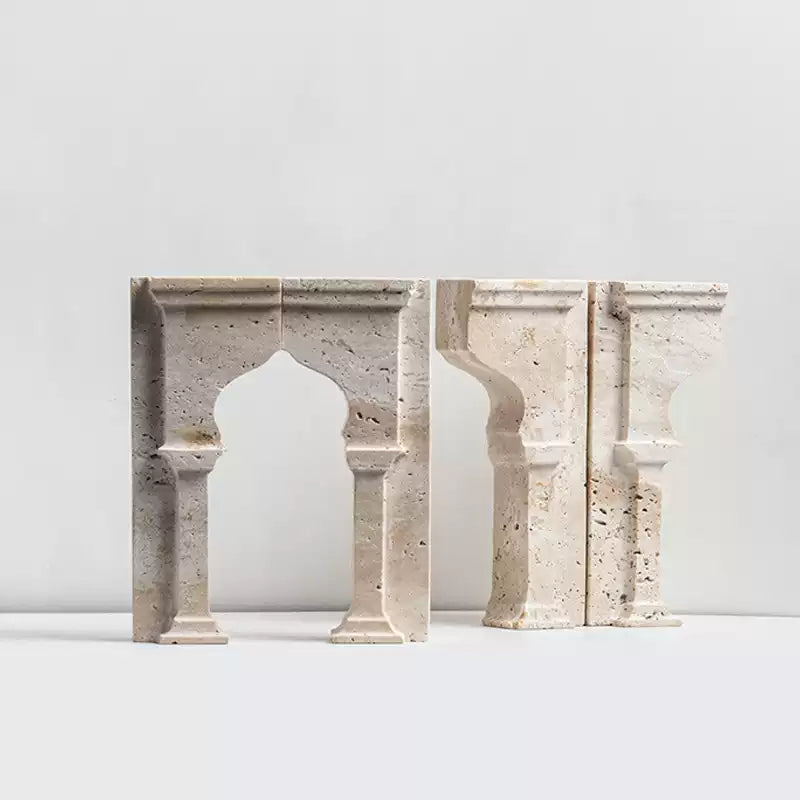French Luxury Marble Arch Bookend & Desktop Decor