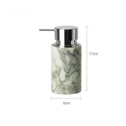 Cold Emerald Marble Mid-Century Bath Set