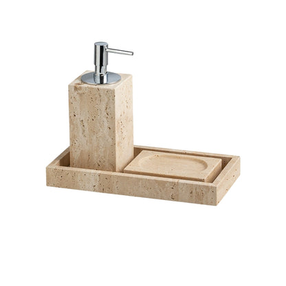 Wabi-Sabi Travertine Bath Collection