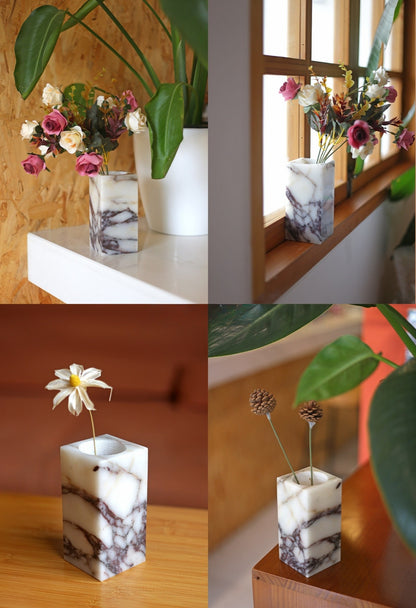 Luxury Modern Marble Mini Vase (Dry Flower Exclusive)