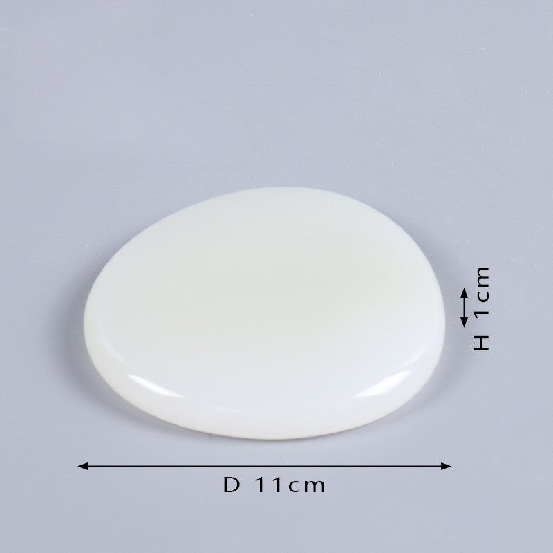 Natural Marble Irregular Coasters – Heat-Resistant Tabletop Decor