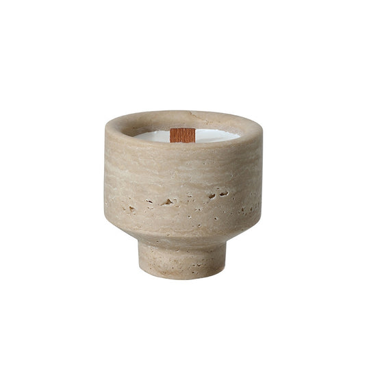 Modern Wabi-Sabi Marble Candle Holders - Elevate Your Home Luxury Decor
