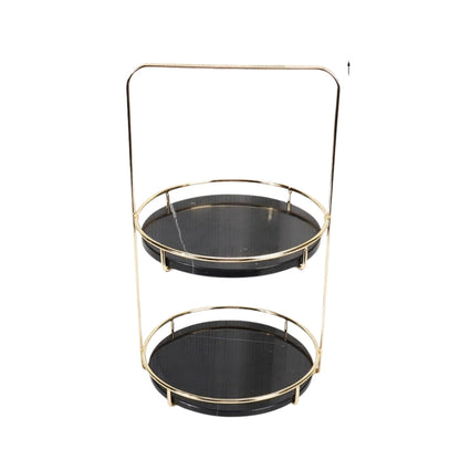 Modern Marble 2 Tier Standing Tray