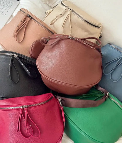 West Large Fanny Pack Crossbody Sling Bags  with Adjustable Strap and Coin Purse