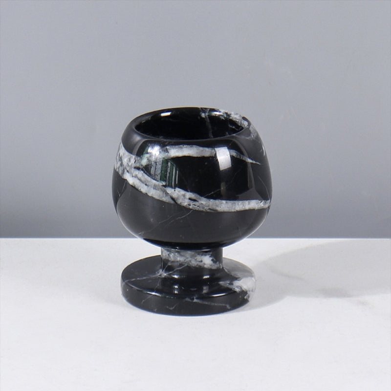 Luxury Contemporary Marble Candle Holder - Elevate Spaces with Timeless Elegance