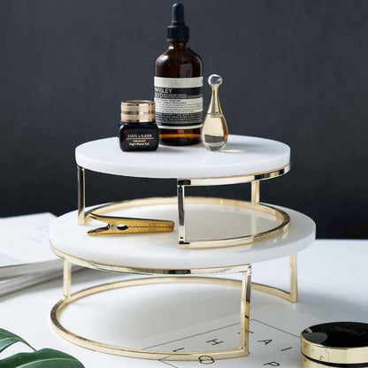 Nordic Style Marble Cake Stand Tray