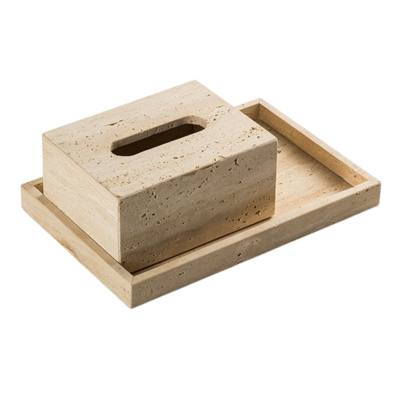 Wabi-Sabi Travertine Bath Collection