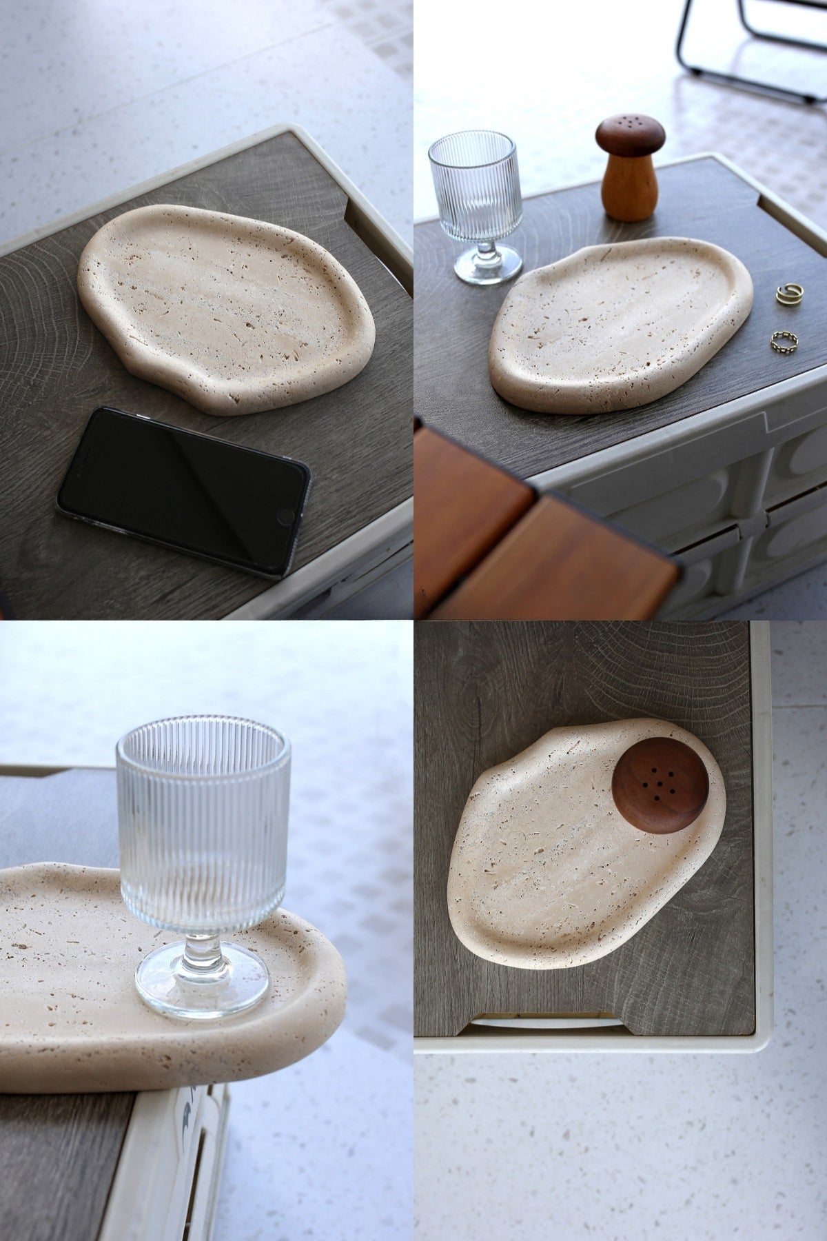 Natural Stone Luxury Tray Collection (Cloud & Irregular Styles)
