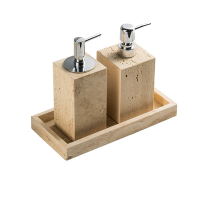 Wabi-Sabi Travertine Bath Collection