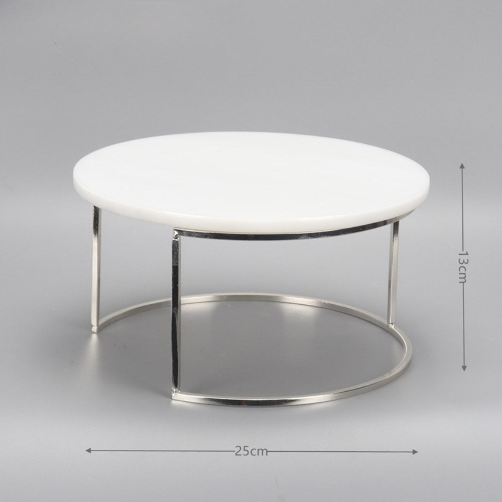 Nordic Style Marble Cake Stand Tray