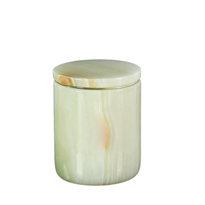 Minimalist Cylindrical Marble Candle Holder