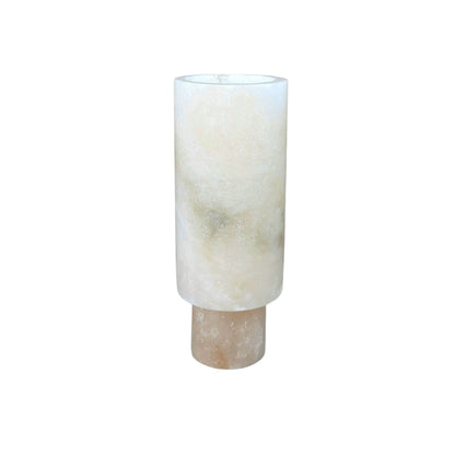 French Luxury Geometric Onyx Vase