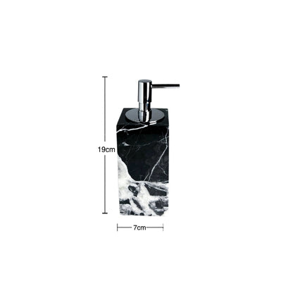 Black & White Marble Luxury Hotel-Style Bath Organizer Set