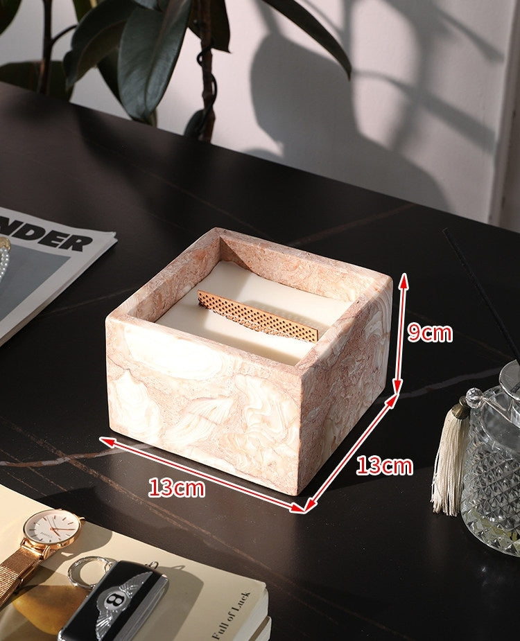 Turkish Shell Pink Marble Luxury Home Decor Collection