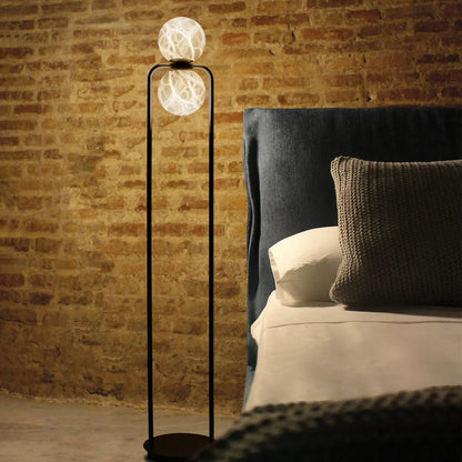 Alabaster Tribeca Floor Lamp - Luxe Minimalist Black Design for Sophisticated Indoor Spaces