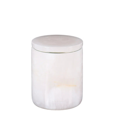 Minimalist Cylindrical Marble Candle Holder