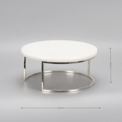 Nordic Style Marble Cake Stand Tray