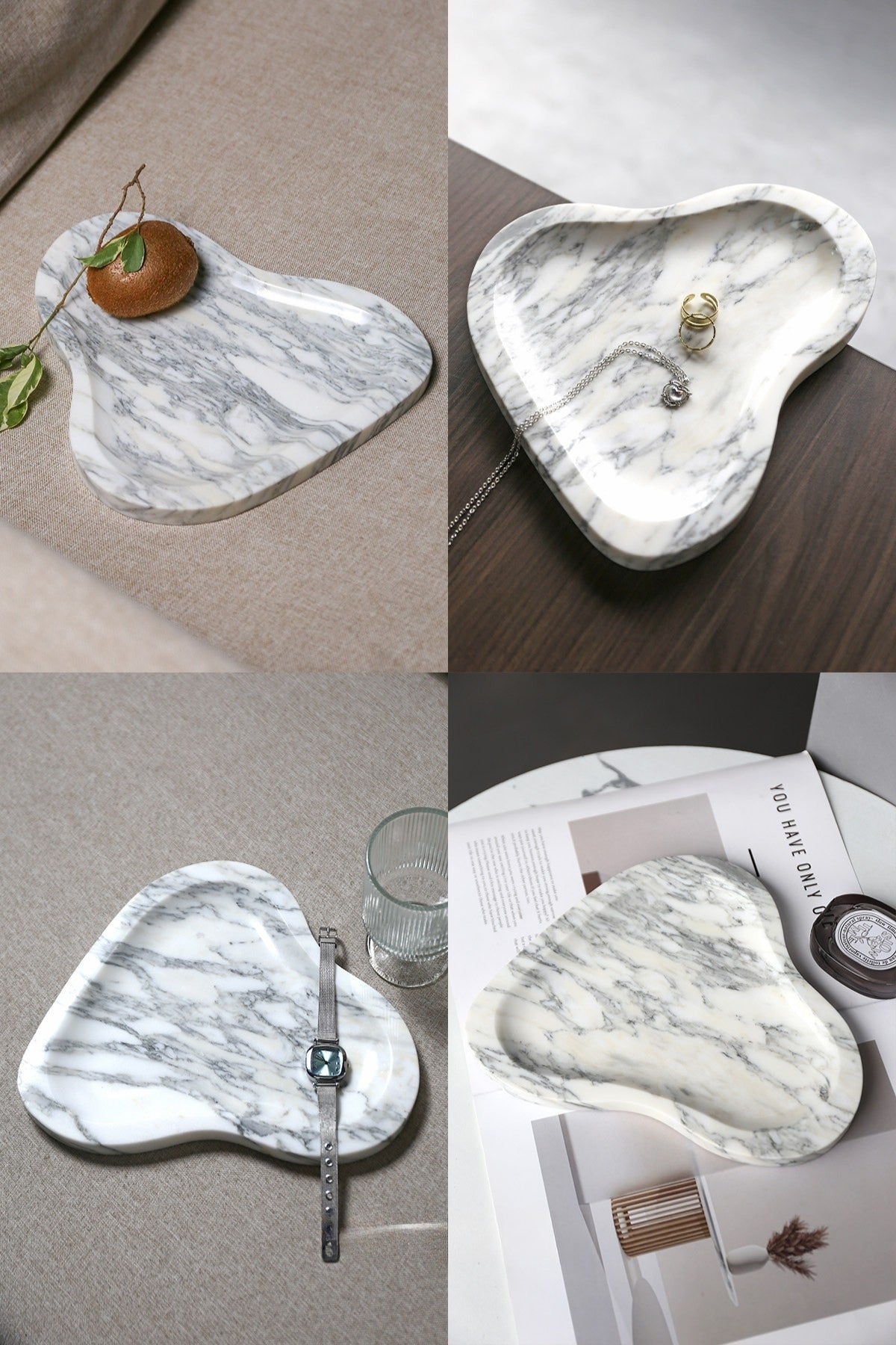 Natural Stone Luxury Tray Collection (Cloud & Irregular Styles)