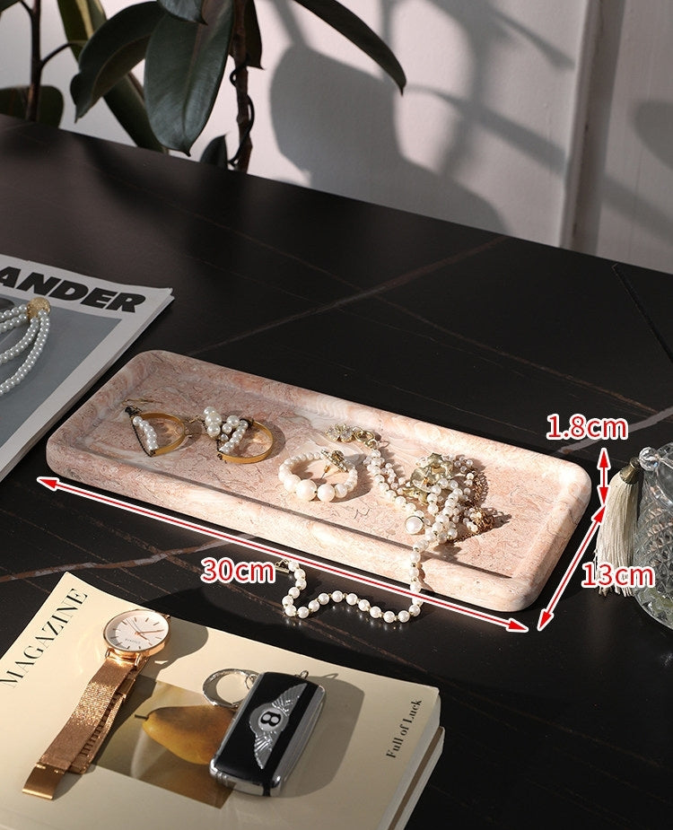 Turkish Shell Pink Marble Luxury Home Decor Collection