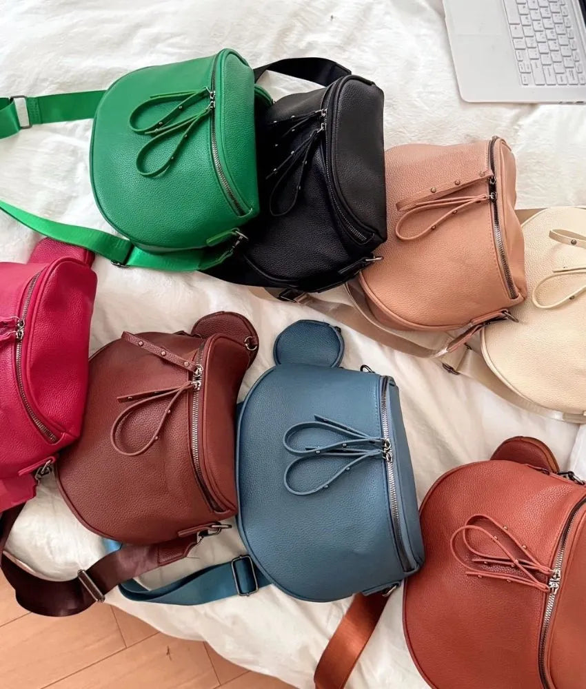 West Large Fanny Pack Crossbody Sling Bags  with Adjustable Strap and Coin Purse
