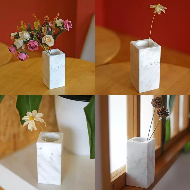 Luxury Modern Marble Mini Vase (Dry Flower Exclusive)
