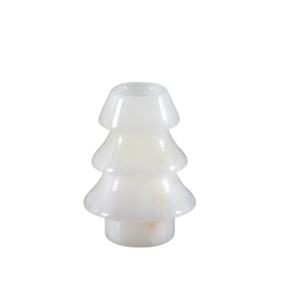 Vintage Style Marble Christmas Tree Candle Holder