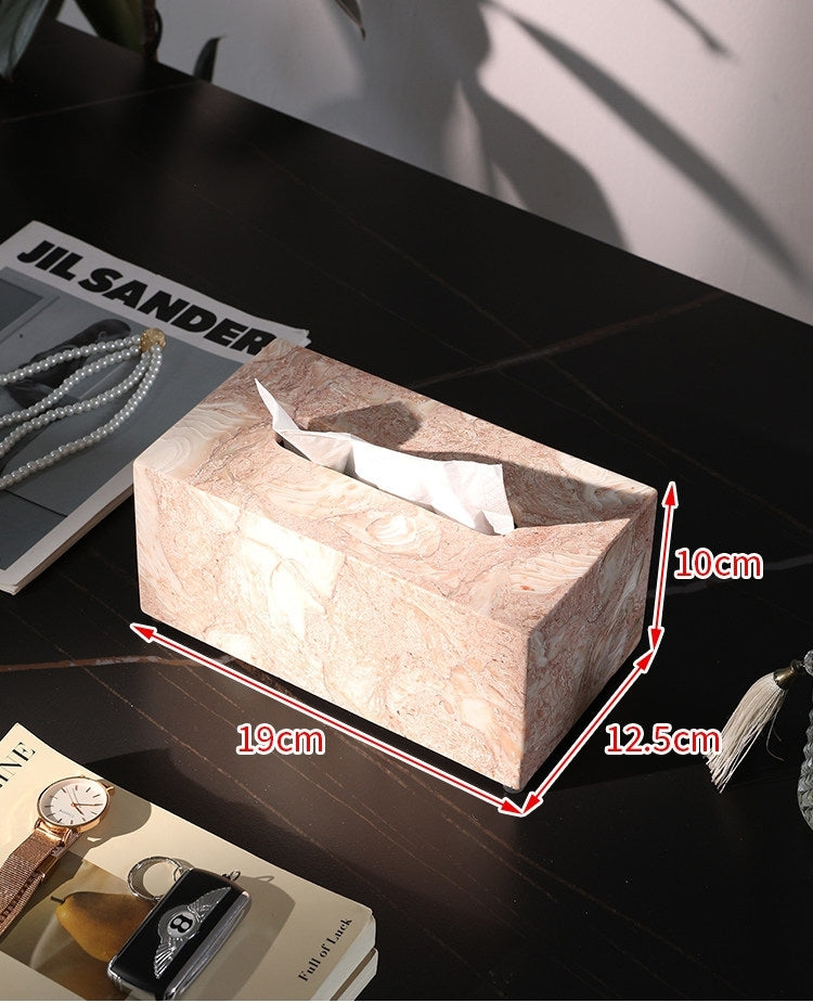 Turkish Shell Pink Marble Luxury Home Decor Collection