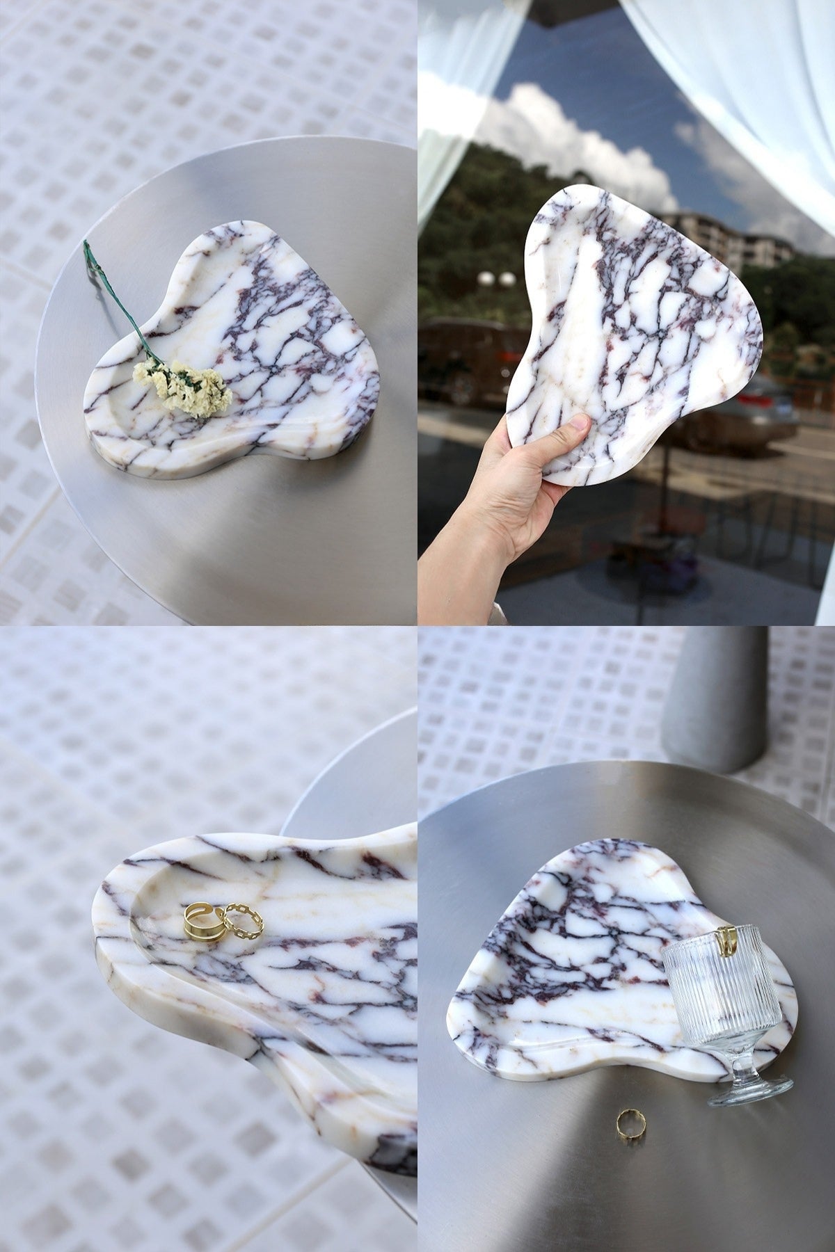 Natural Stone Luxury Tray Collection (Cloud & Irregular Styles)