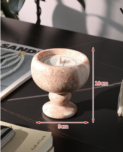 Turkish Shell Pink Marble Luxury Home Decor Collection