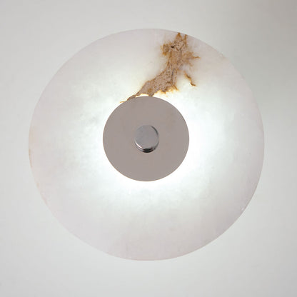 Rechargeable Cordless Table Lamp - Touch-Activated Natural Stone Design with Warm Diffused Glow