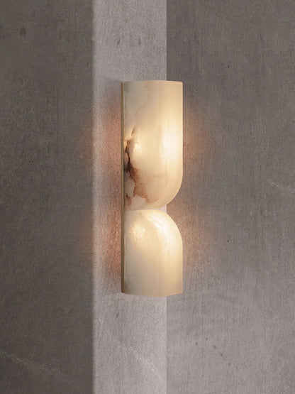 Modern Rectangular Alabaster Essence Wall Light