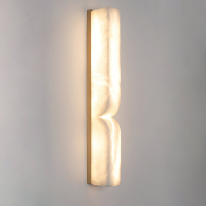 Modern Rectangular Alabaster Essence Wall Light