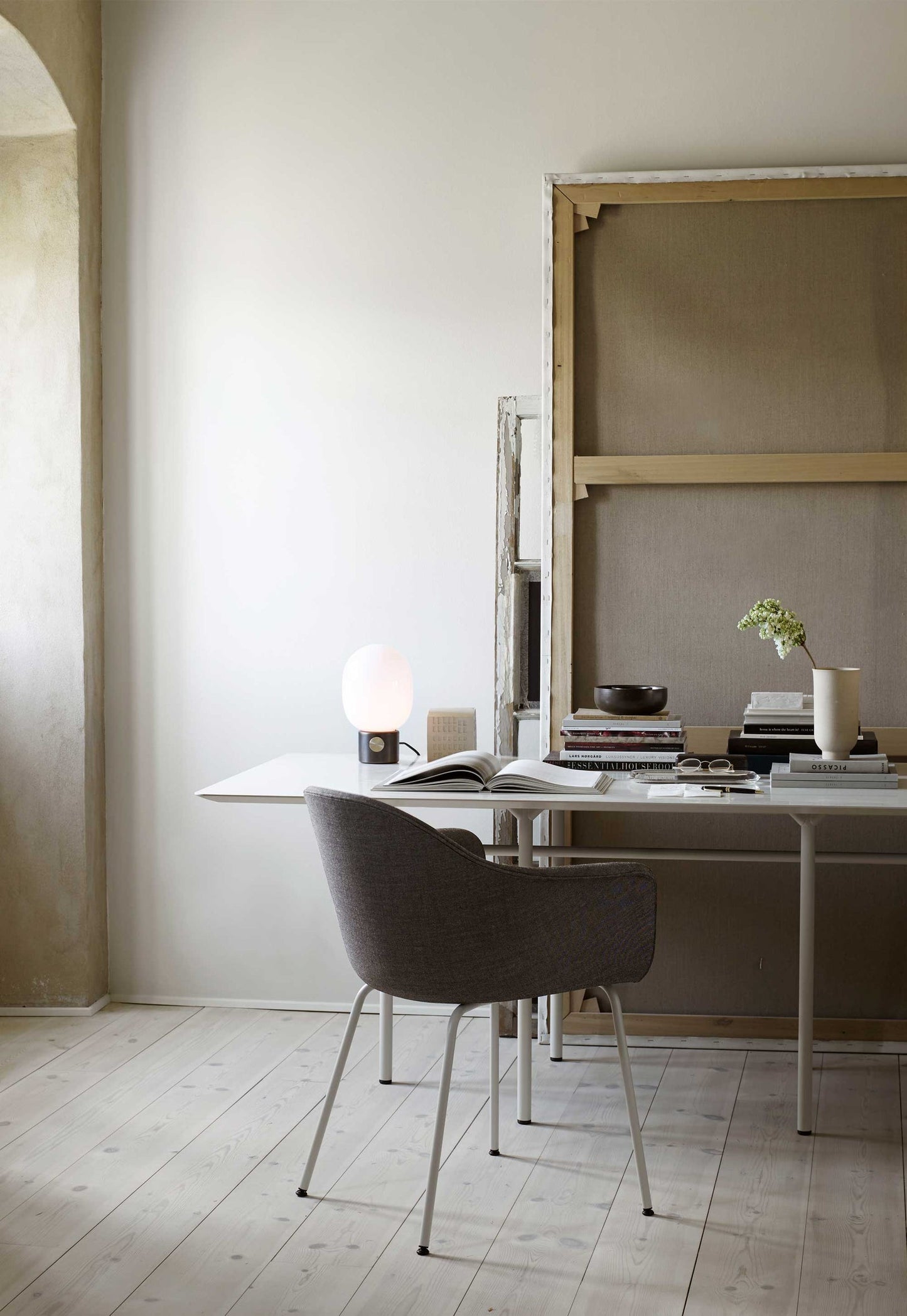 Marble Audio Table Lamp