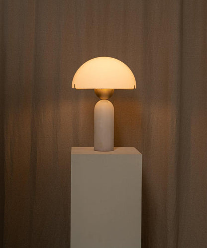 Alabaster Spherical Table Lamp - Sleek Modern Design for Sophisticated Home Room Decor