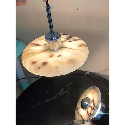 Marble Pendant Lamp – Modern Hanging Light for Dining Room or Living Room