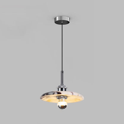 Marble Pendant Lamp – Modern Hanging Light for Dining Room or Living Room