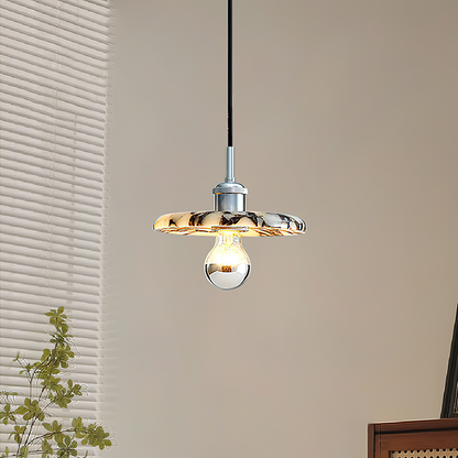 Marble Pendant Lamp – Modern Hanging Light for Dining Room or Living Room