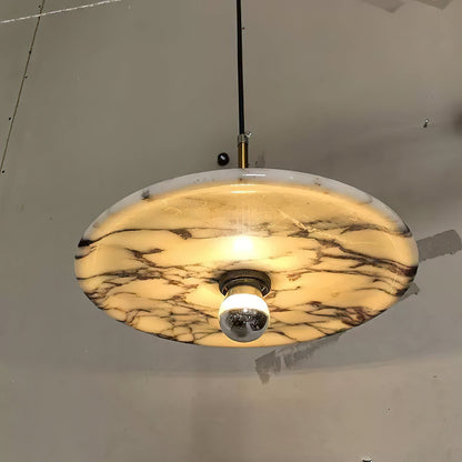 Marble Pendant Lamp – Modern Hanging Light for Dining Room or Living Room