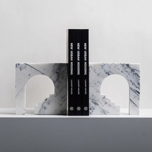 French Luxury Marble Arch Bookend & Desktop Decor