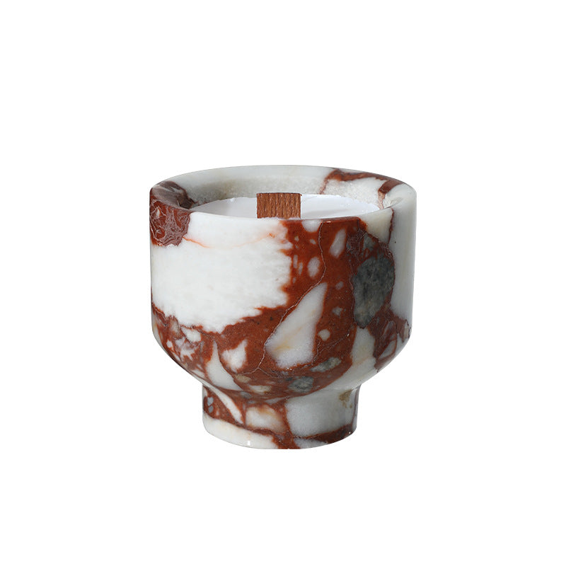 Modern Wabi-Sabi Marble Candle Holders - Elevate Your Home Luxury Decor