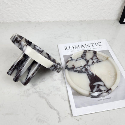 Luxury New Chinese Wabi-Sabi Marble Tray & Home Decor Accent