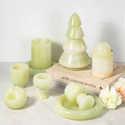 Green Onyx Marble Decorative Accents