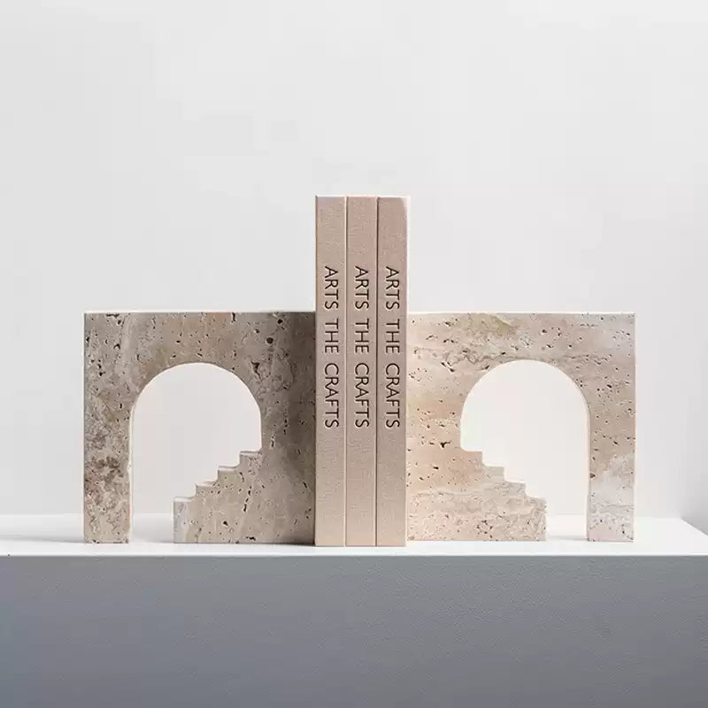 French Luxury Marble Arch Bookend & Desktop Decor