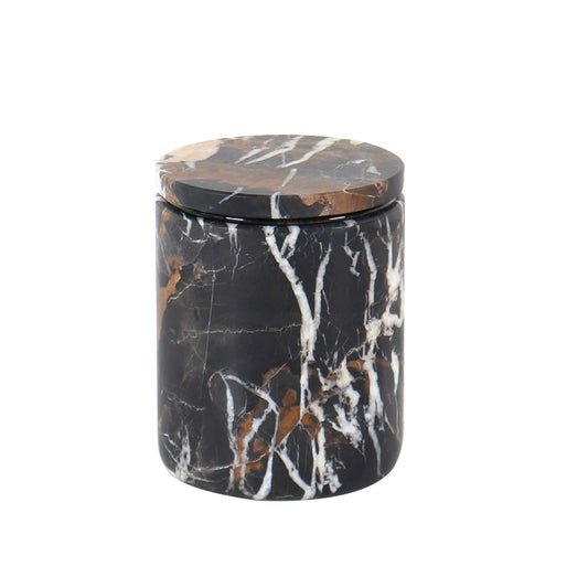 Minimalist Cylindrical Marble Candle Holder