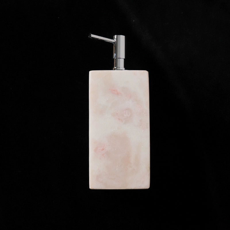 Natural Pink Marble Nordic Luxury Bathroom Set
