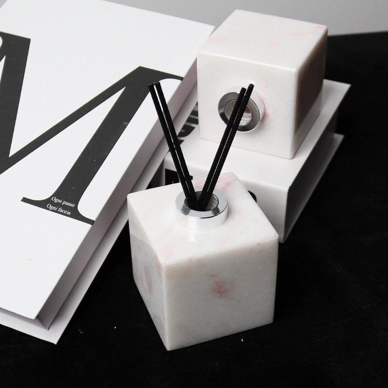 Natural Pink Marble Nordic Luxury Bathroom Set