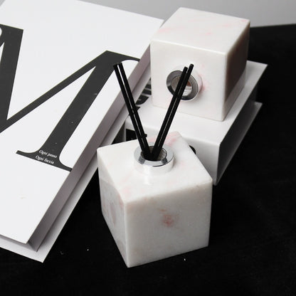 Natural Pink Marble Nordic Luxury Bathroom Set